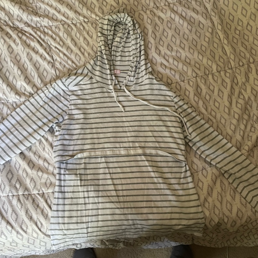 Large Striped BHOME Nursing Hoodie